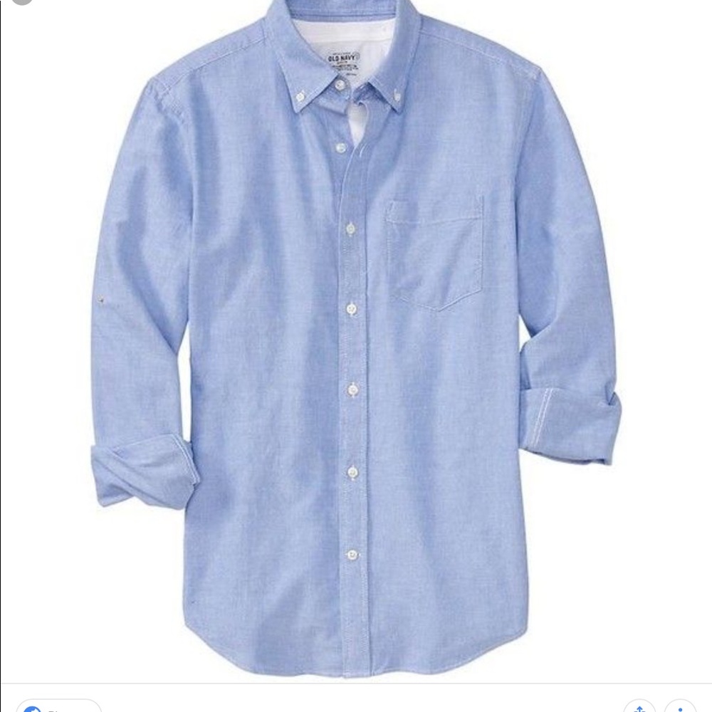Old Navy slim fit solid oxford shirt